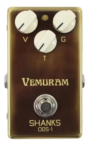 ギター Vemuram SHANKS ODS-1 Pedal Overdrive Vemuram Shanks ODS-1 Para Guitarra Marrom