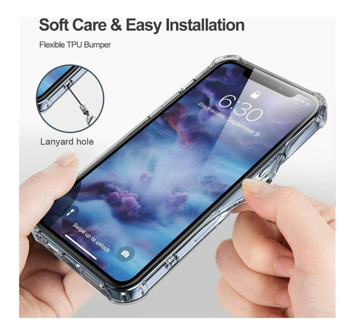 Imagem 6 de 10 de Capa Capinha Compativel iPhone X Xs Xr +pelicula Ceramica 9d