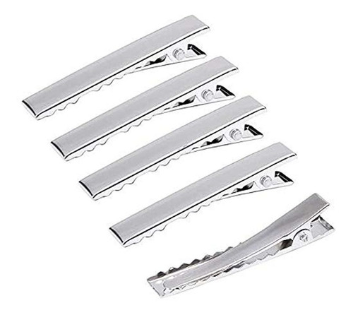 50 Piezas De Pinza De Pelo De Cocodrilo De 5,6 Cm / 2,2 PuLG