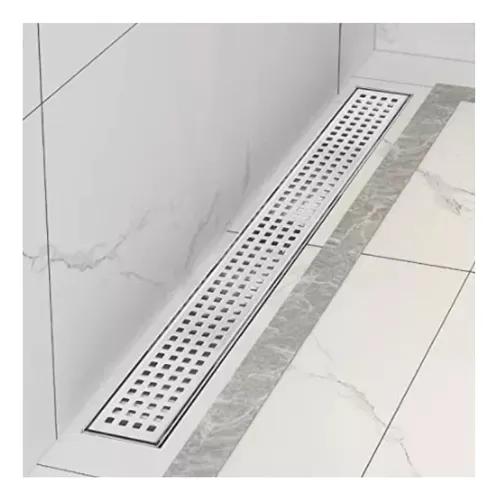 Rejilla Desagüe Drenaje De Ducha Lineal Rectangular 60 X 10cm - Ts Home