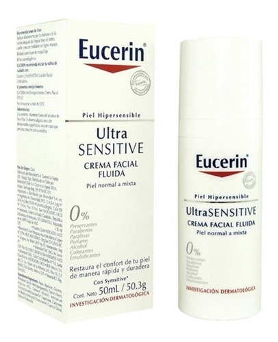 Eucerin Ultra Sensitive Crema Facial Fluida 50 Ml