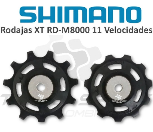 Imagen 3 de 6 de Rodajas Tensor Shimano Xt Rd M8000 11 Velocidades Desviador