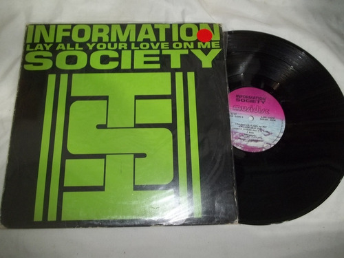 Lp Vinil - Information Society - Lay All Your Love On Me