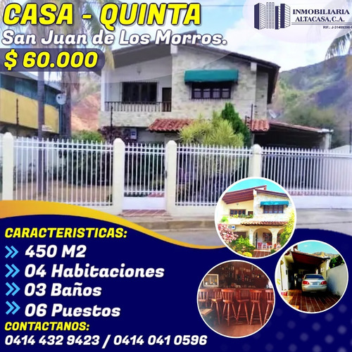 Imagen 2 de 5 de Inmobiliaria Altacasa Vende Hermosa Casa Quinta En San Juan De Los Morros!!