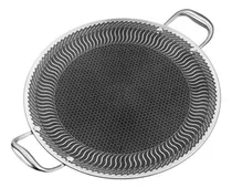 Comprar Barbacoa Parrilla Pan Asar Parrilla Placa Doble Asa 38cm