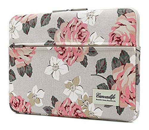 Funda Para Portátil Impermeable 14.0in, Gris/floral