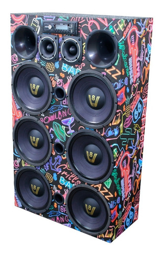 Imagem 5 de 5 de Som Casa Bob Ativa Paredão Woofer 10 Medio Grave Pancadão