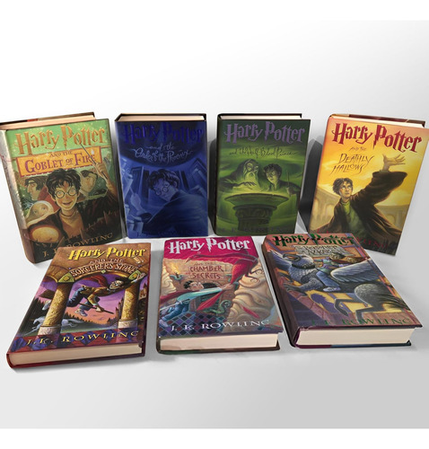 Box Set Harry Potter - Cofre De Lujo - Con 7 Libros en Inglés - Tapa Dura