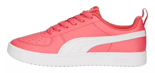 TENIS PUMA PLATAFORMA MUJER KARMEN L EN COLOR BLANCO CON ROSA – Skate  Factory