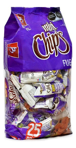 Barcel Mini Chips Fuego Botana Papas Fritas 25pz 450g