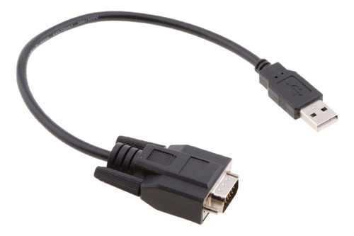 Cable De Extensión Usb Negro De 30 Cm Para Lexia-3 Too [u]