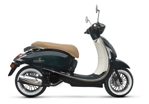 Imagen 7 de 15 de Scooter Strato Alpino 150 Blanco Retro Automatico Solodni