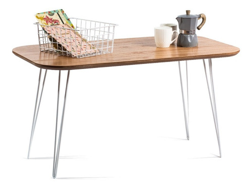 Patas Mesa Ratona Auxiliar 45cm Reforzadas Y Pintadas - Mite Color Blanco