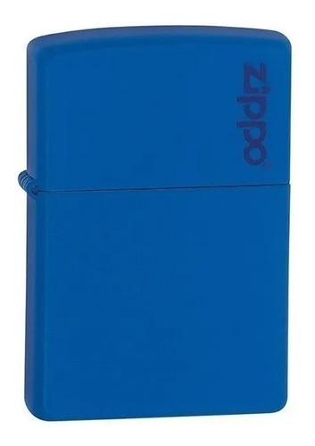 Encendedor Mechero Recargable Azul Real Mate Logo Zippo