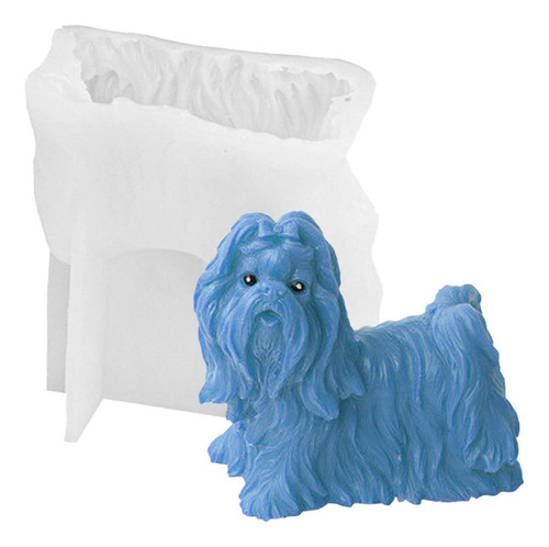 Perro Resina Moldes Silicona Molde De Silicona Shih Tzu T