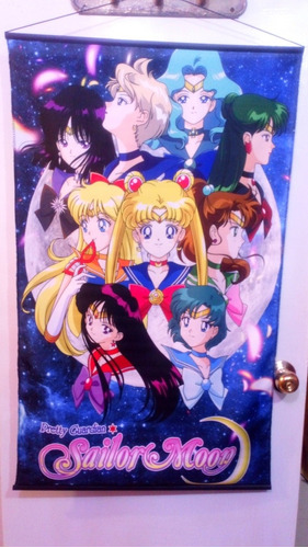 Sailor Moon Poster De Tela Tamaño Grande