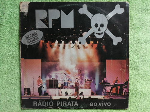Eam Lp Vinilo Rpm Radio Pirata Ao Vivo 1986 Edicion Peruana