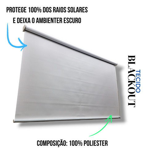 Persiana Rolo Blackout L A G 1, 9 0 X 2 6 0 A L T