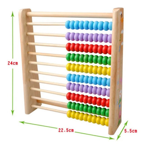 Juego Didáctico Para Niños Abaco Aprendizaje Matemático