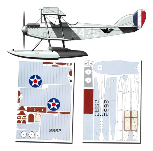 Curtiss N-9h Escala 1.33 Papercraft