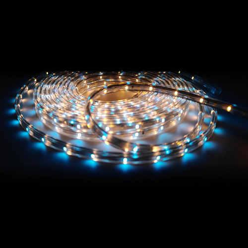 Manguera Plana Led 2colores Brillantes Luces Navideñas 10mts Luces AGUA/CALIDO