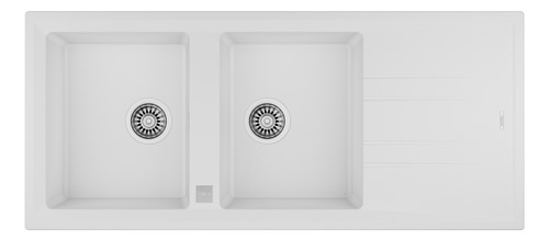 Lavaplatos Granito Stone 80 2c 1e Tg Blanco Teka Blanco