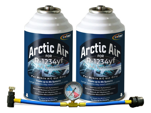 Solar Chemical Arctic Air Para R-1234yf 2 Lata Kit