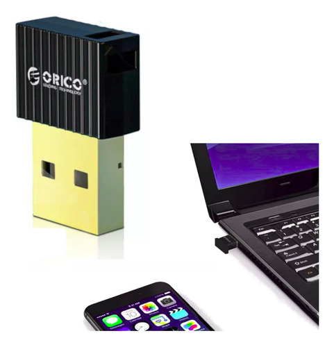 Orico Wireless Bluetooth Usb 5.0 Adaptador Pc Dongle Transm.