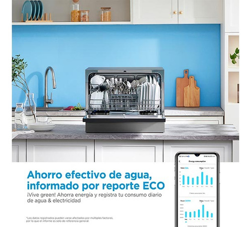Lavavajillas Midea 6 Cubiertos Freestanding Mdwtf0602ms