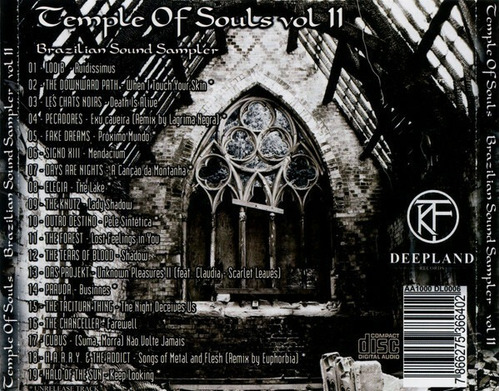 Cd V.a - Temple Of Souls - Vol.2(gothic Darkwave Brasileiro)