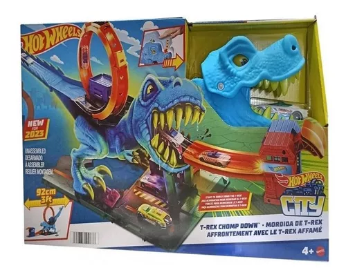 Pista Hot Wheels Mordida de T-Rex com Carrinho Sortido - Mattel
