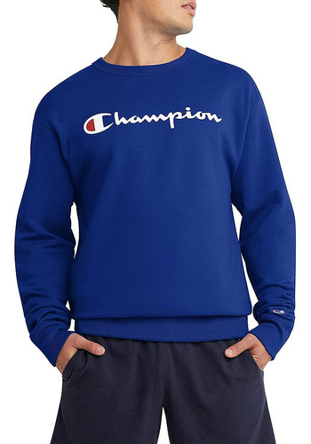 Poleron Hombre Champion Graphic Powerblend Fleece Crew