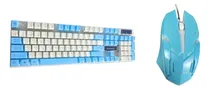 Comprar Teclado Rgb Teclado Gamer Español Pack Gaming + Mouse Rgb Color del teclado azul con blanco
