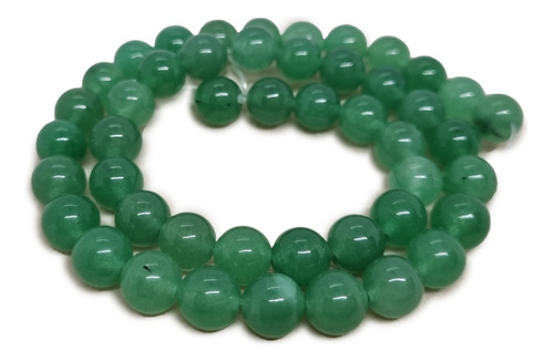Piedra Jade Verde Natural 8mm (bisuteria)