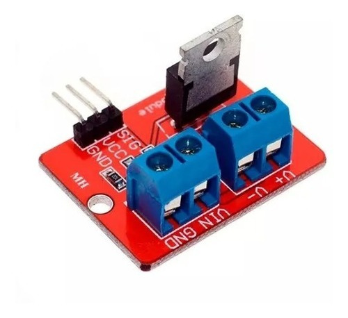 Placa Microcontrolador Mos Mosfet Irf520. (Usado)