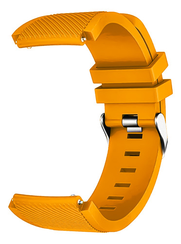 Correa Deportiva Texturizada Para Smartwatch Colmi C81 Naranja Claro 2.2 Cm