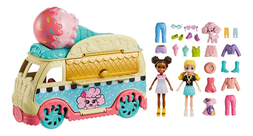 Polly Pocket  Foodtruck De Helados Hhx77 Mattel Bestoys