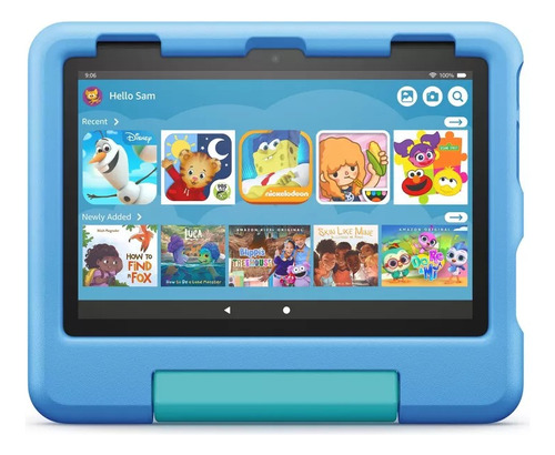 Tablet Con Funda Amazon Fire Hd 8 Kids 32 Gb Color Azul