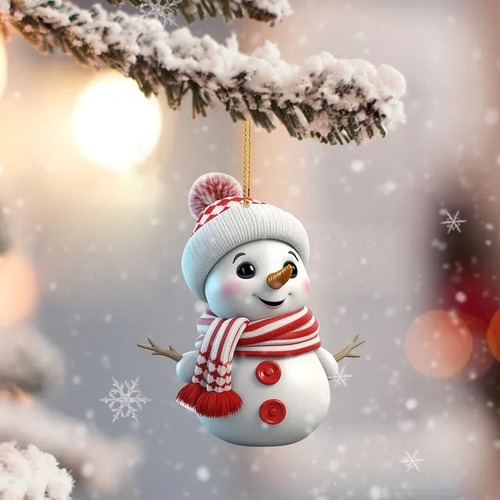 5 Piezas De Decoración De Árbol De Navidad, Yeti