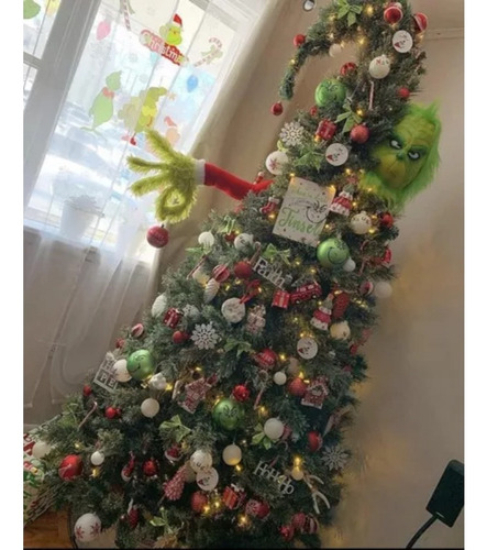 Adornos De Árbol Con Patas De Peluche De Elfo Pegadas