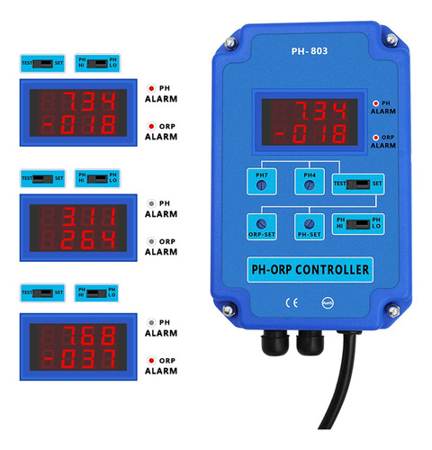 Monitor Digital Ph Orp 2 E 1 Controlador Redox Com Potência