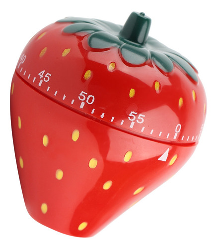 Cronómetro De Cocina De 60 Minutos Con Forma De Fresa