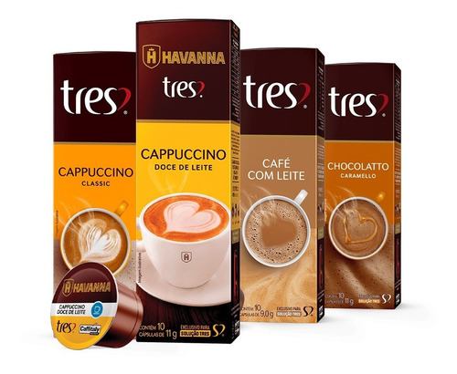 Cápsula De Café Três Corações Sabores - Kit Com 50 Unidades