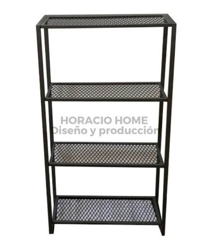 Biblioteca Estanteria Hierro Mueble Estantes Horaciohome