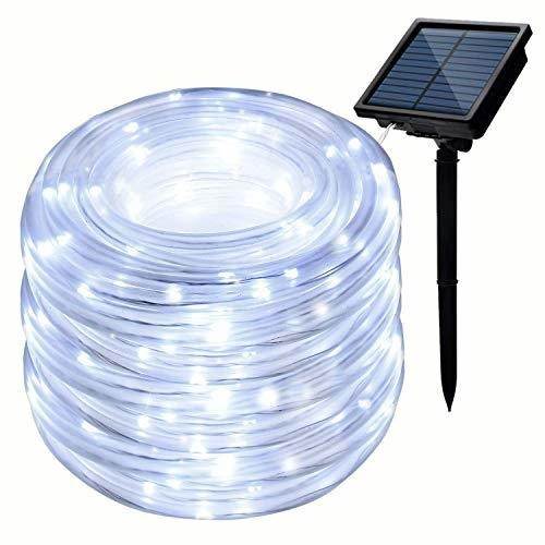 Manguera Led De Exterior, 8 Modos De Luces Solares De Cuerda