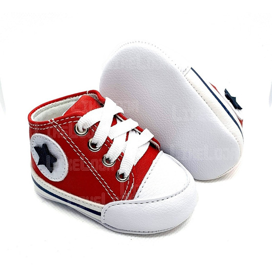 all star baby vermelho