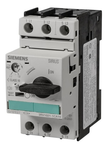 Guardamotor 7-10 Amp Siemens 3rv1021-1ja10