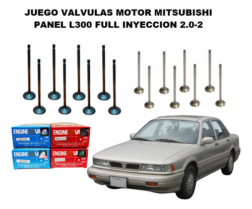 Juego Valvulas Motor Mitsubishi Panel L300 Full Inyeccion 2.