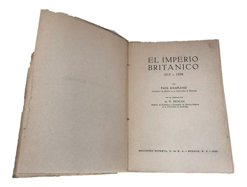 Imperio Británico Historia 1815-1939 (Usado)