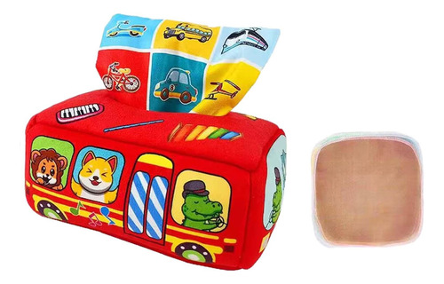 Caja De Pañuelos Divertida Para Bebé, Juguetes 9 Pañuelos
